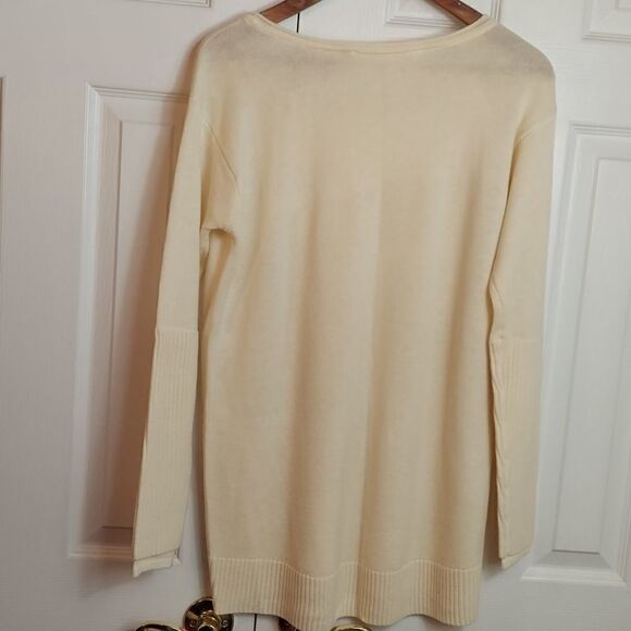 Athleta Nopa Cream Merino Wool Sweater Sz S - Picture 3 of 6